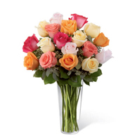 Radiant Heritage Rose Collection with multi-colored roses for State College graduation and thinking-of-you delivery